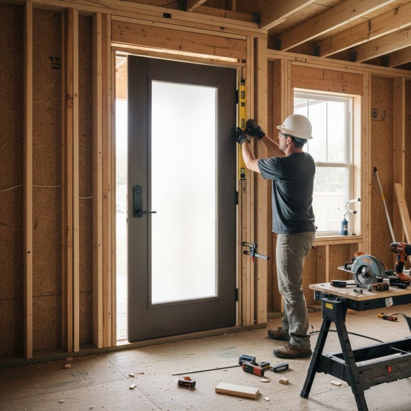 Cherry Door Installation